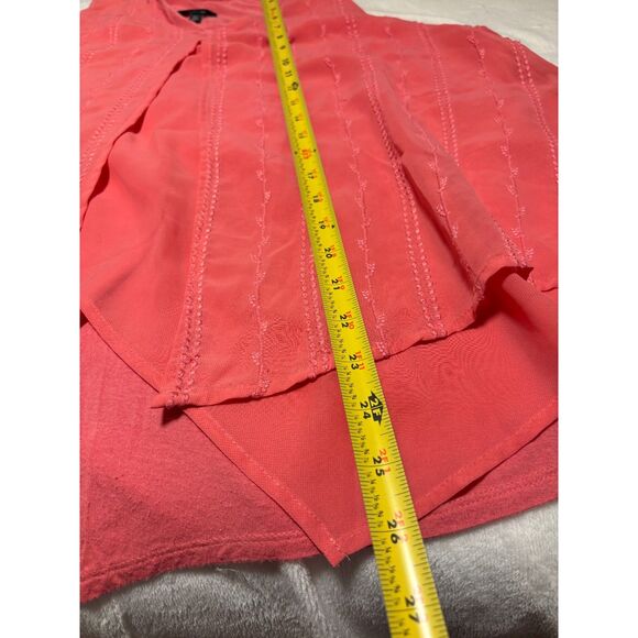 Apt 9 Coral Layered Tank Top Embroidered Boho Blouse Lightweight XL Summer - Picture 7 of 7